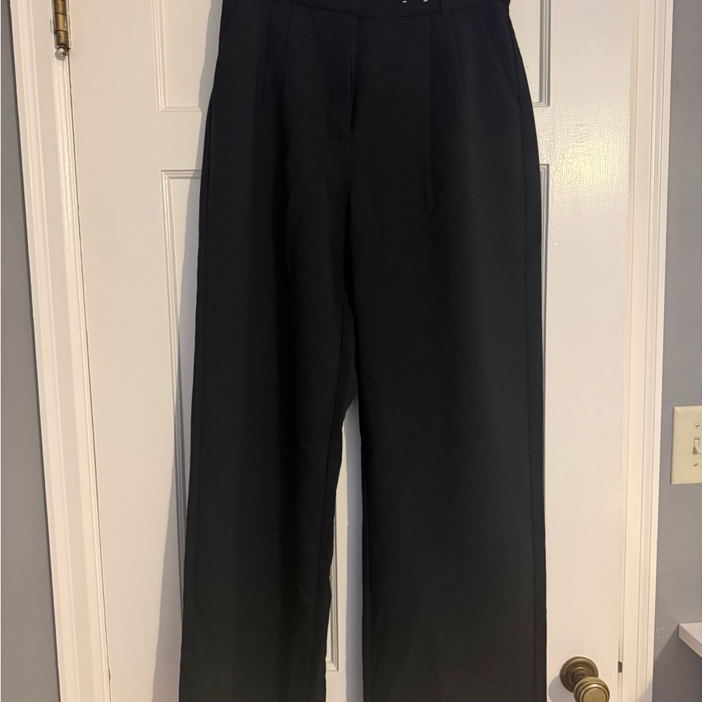 Abercrombie & Fitch Black Wide Leg Pants